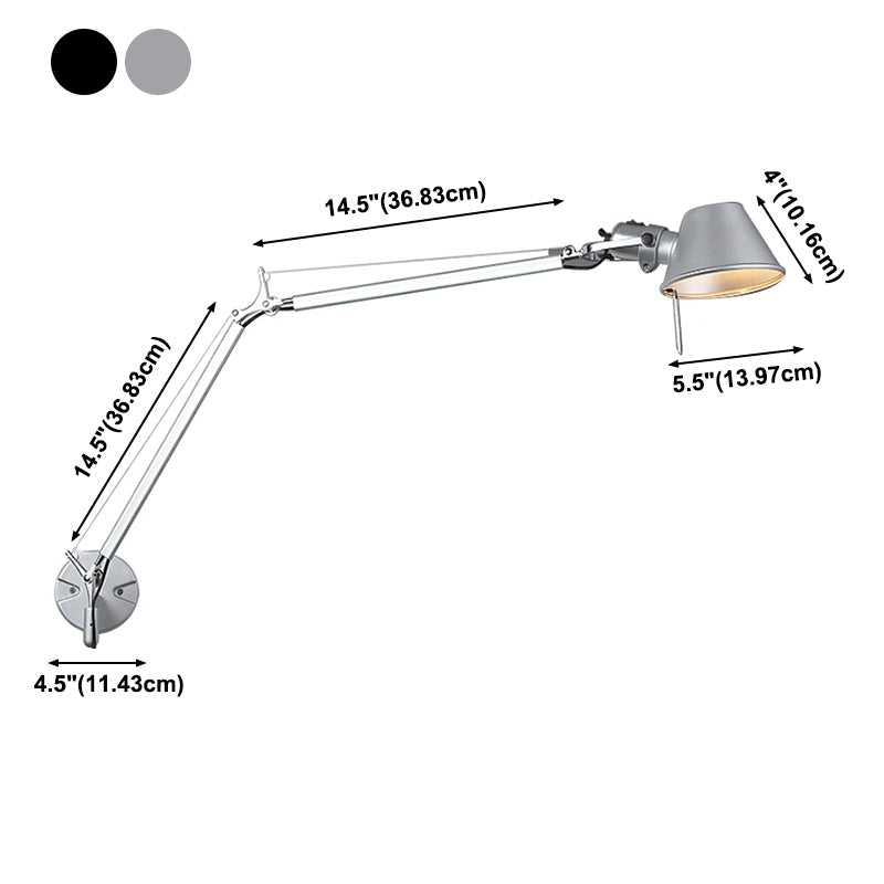 Metall moderne verstellbare Wandleuchte eine blubwand montierte Leuchte für Wohnzimmer