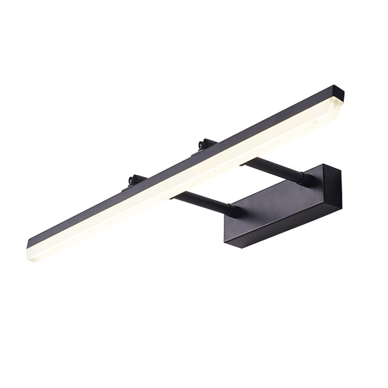 Metal Strip Extendable Wall Lamp Modern Colorful LED Mirror Light for Bathroom