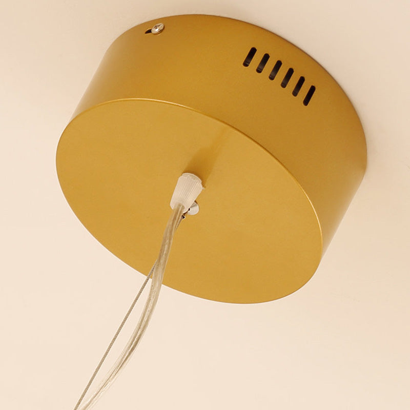 Glowworm Suspended Lighting Fixture Multi-Head Hanging Pendant Lights for Living Room