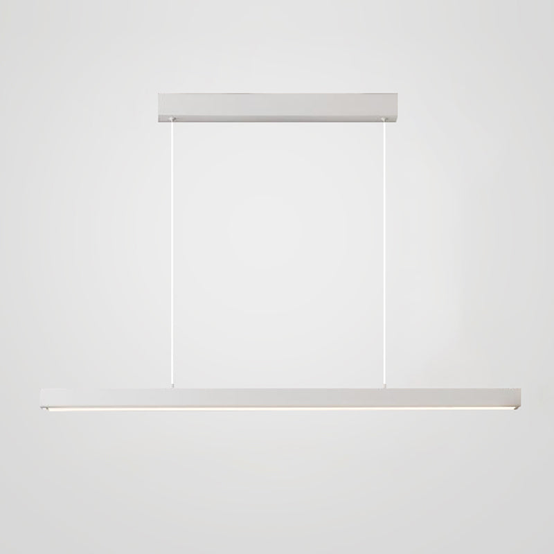 Modern Style Simple Hanging Light Rectangle LED Pendant Lamp for Dining Room