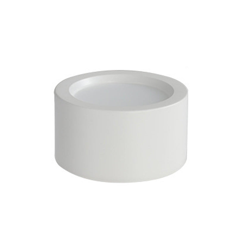 Plafonnier LED de forme cylindrique en fer moderne, 1 lumière, montage encastré pour couloir d'allée