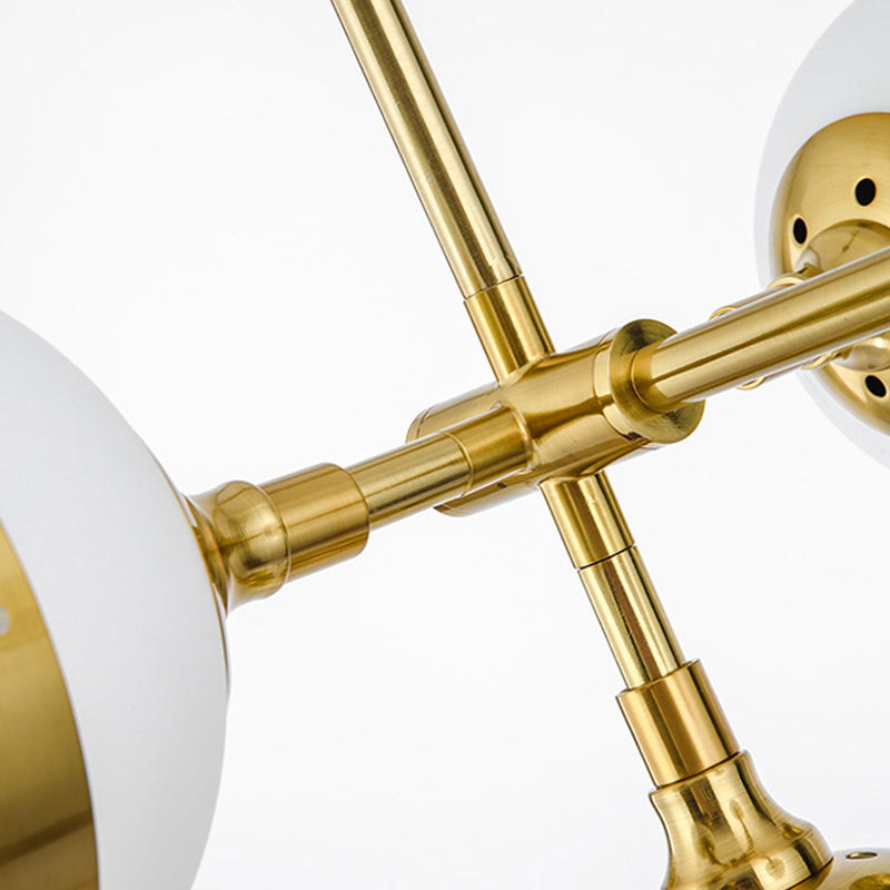 Stile moderno a forma sferica luci isola