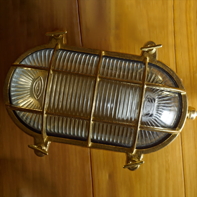 Glass Geometric Shade Wall Lighting Industrial Style 1 Light Wall Mounted Light Fixture