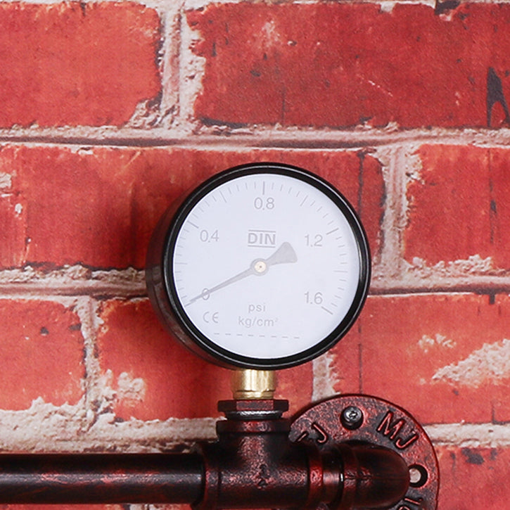 Metal Water Pipe Shade Wall Lighting Industrial Style 5 Lights Wall Mounted Light Fixture