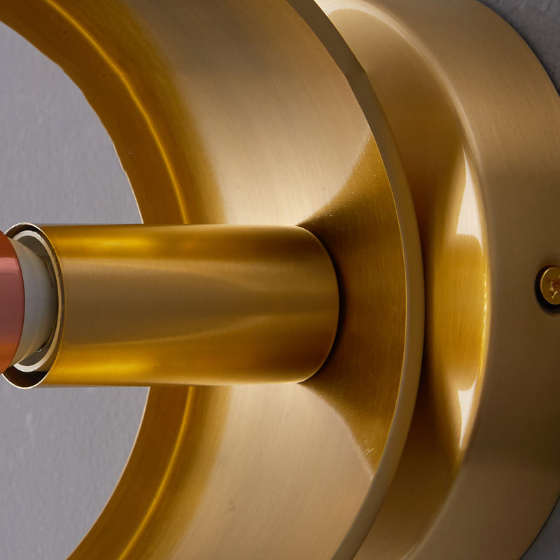 Metallzylinderwand -Lampen moderne Stil 1 leichte Leuchtenleuchten