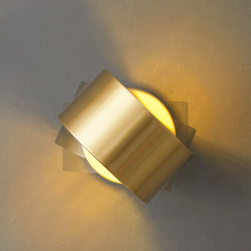Metallzylinderwand -Lampen moderne Stil 1 leichte Leuchtenleuchten