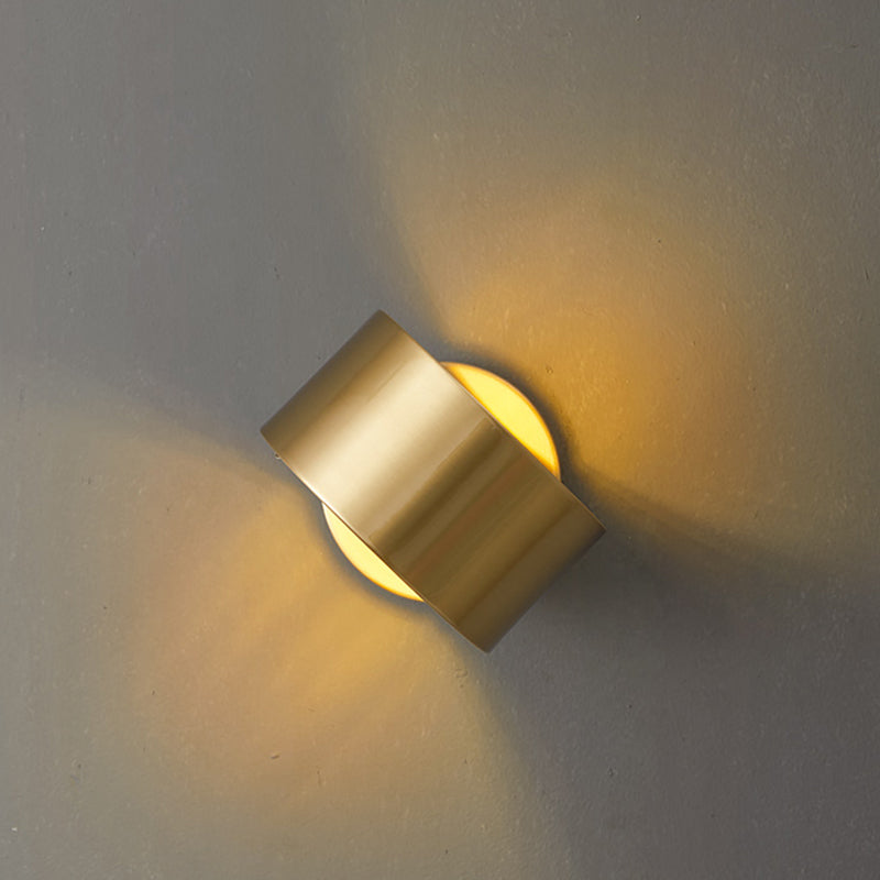 Metallzylinderwand -Lampen moderne Stil 1 leichte Leuchtenleuchten