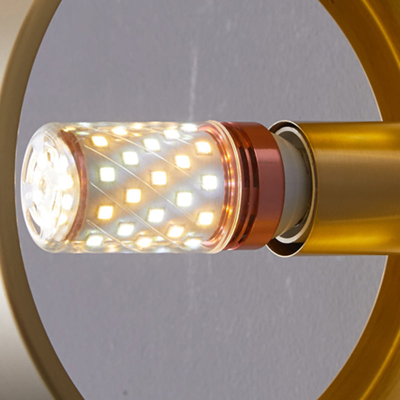 Metallzylinderwand -Lampen moderne Stil 1 leichte Leuchtenleuchten