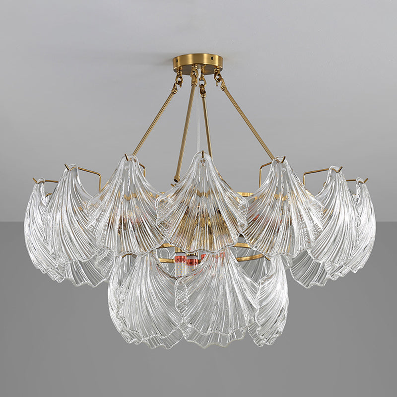 Modern Artistic Pendant Light Glass Geometric Chandelier for Dining Room