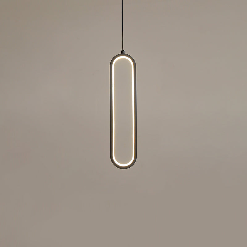 Lampada a led a led moderna a led Iron Iron Light Linea Linea con tonalità silicone