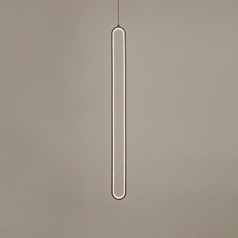 Lampada a led a led moderna a led Iron Iron Light Linea Linea con tonalità silicone