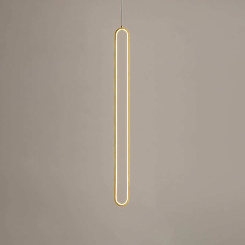 Lampada a led a led moderna a led Iron Iron Light Linea Linea con tonalità silicone