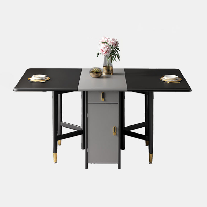 Contemporary Style Table Solid Wood Dining Table Rectangle for Dining Room