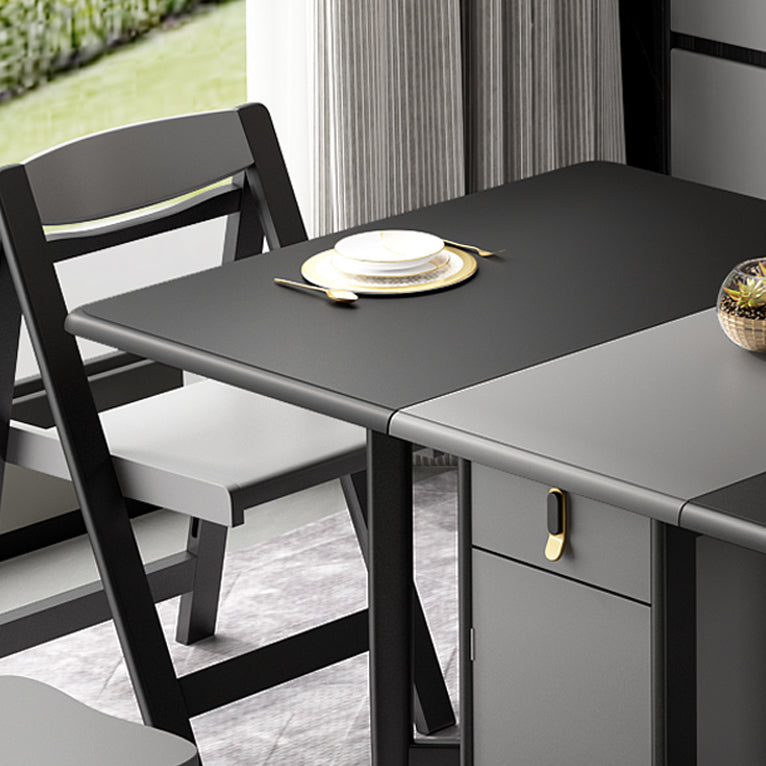 Contemporary Style Table Solid Wood Dining Table Rectangle for Dining Room