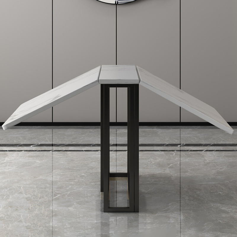 Faux marmeren eettafel Eenvoud Stijl Sledetafel voor eetkamer