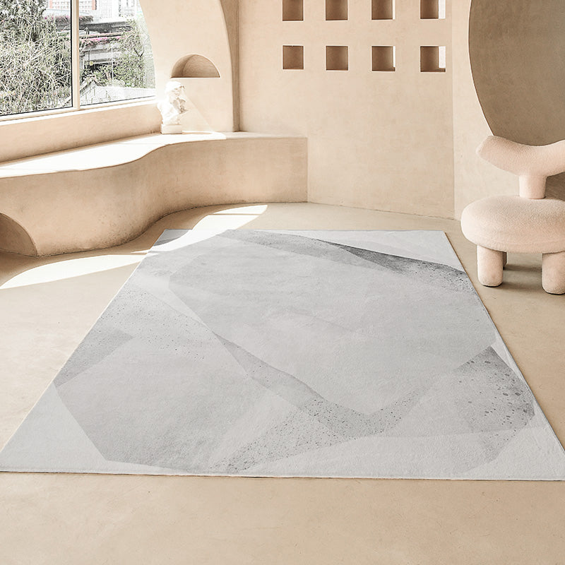 Moderne woonkamer tapijt kleurblok polyester gebied tapijt niet-slip achterste ruggebied tapijt