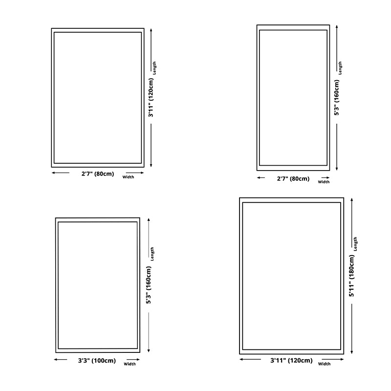 Zwart Modern Area Tapijt Geometrisch patroon Polyester Area Tapijt Non-slip achterste tapijt voor thuisdecoratie