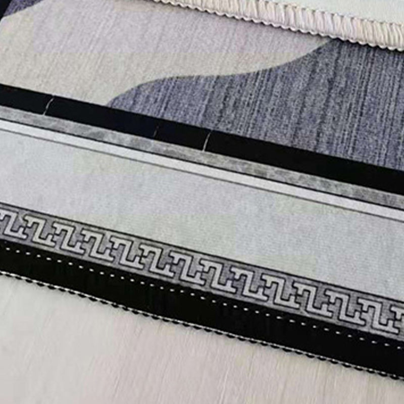 Modern gebied tapijt funky bruin tapijt woonkamer wasbaar polyester tapijt met niet-slip rug