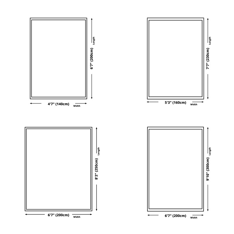 Donkerbruine vloerkleed polyester lijngebied Tapijt niet-slip achterste tapijt voor woningdecoratie