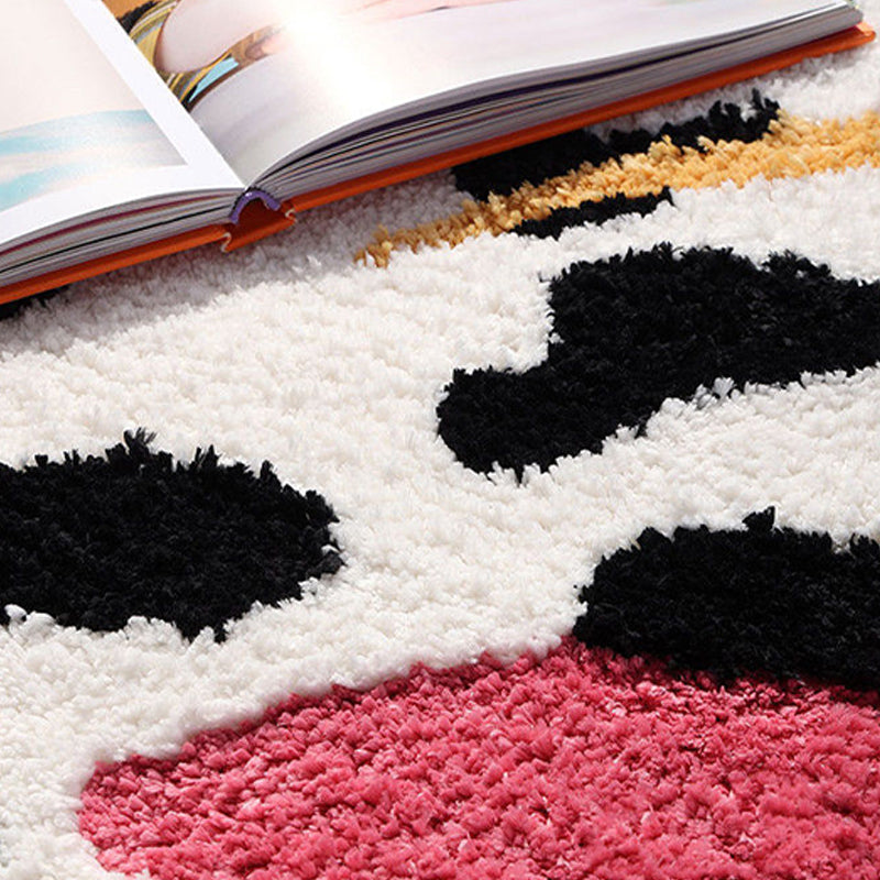 Eclectisch dotty patroon tapijt polyester tapijtkleurige resistent binnen tapijt voor woningdecoratie