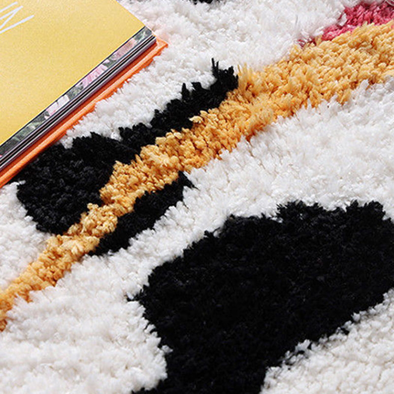 Eclectisch dotty patroon tapijt polyester tapijtkleurige resistent binnen tapijt voor woningdecoratie