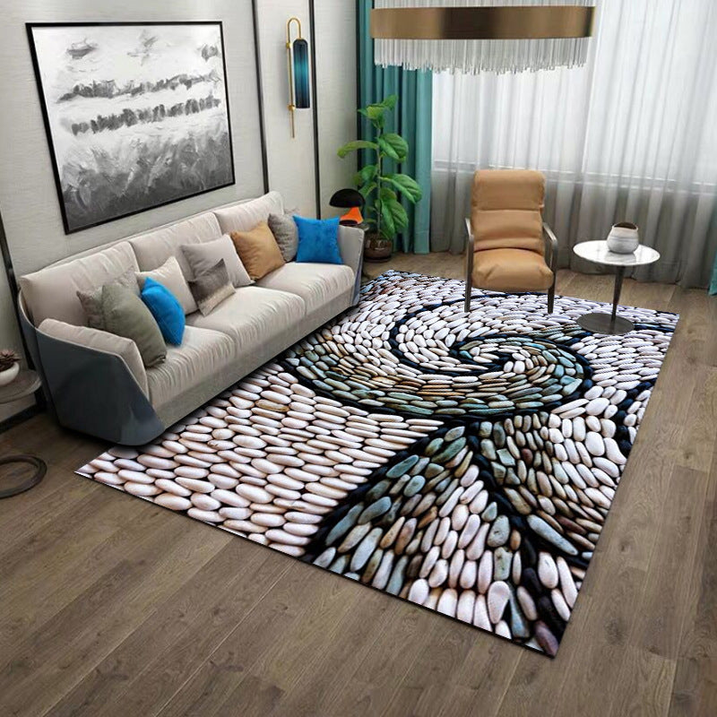 Creatief strandpatroon Tapijt Polyester Indoor Tapijten Stain Resistent gebied Rug voor woningdecoratie