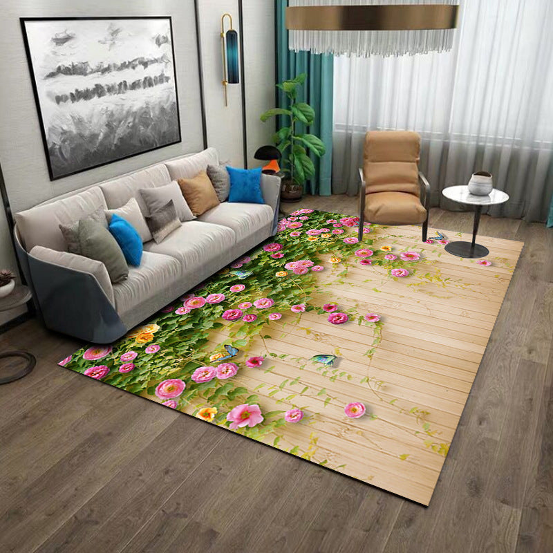 Creatief strandpatroon Tapijt Polyester Indoor Tapijten Stain Resistent gebied Rug voor woningdecoratie