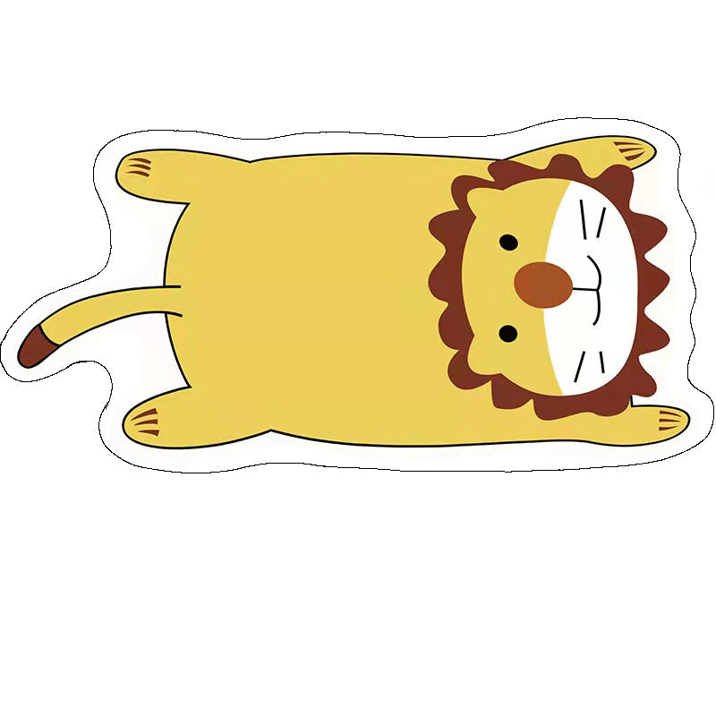 Nieuwheid dierpatroon Tapijten Polyester binnen Tapijt niet-slip achterstappert tapijt voor huizendecoratie