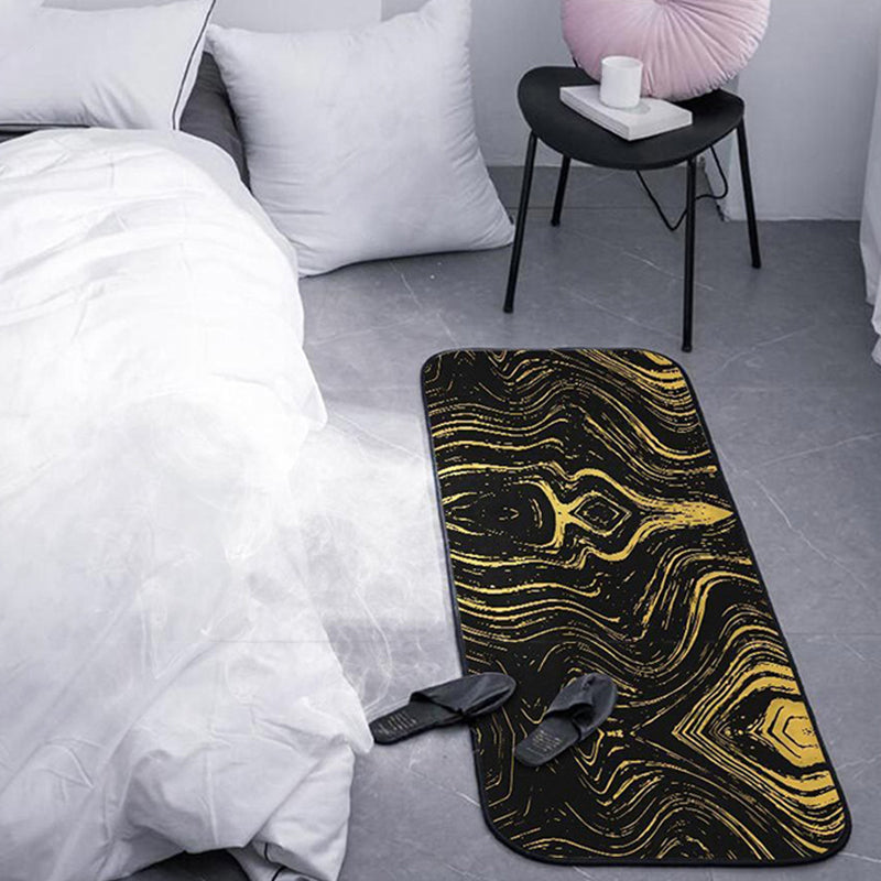 Goud modern tapijten polyester grafisch binnen tapijt wasbaar tapijt voor woonkamer