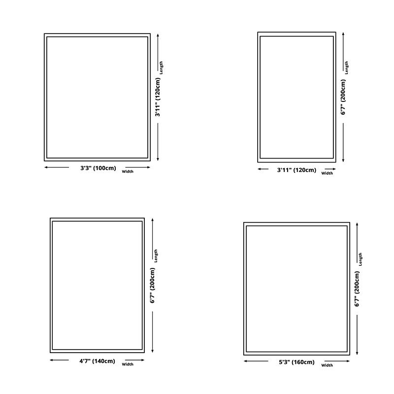 Ashen Modern Rug Polyester Grafisch Tapijten Niet-slip achtersteundiks voor thuisdecoratie