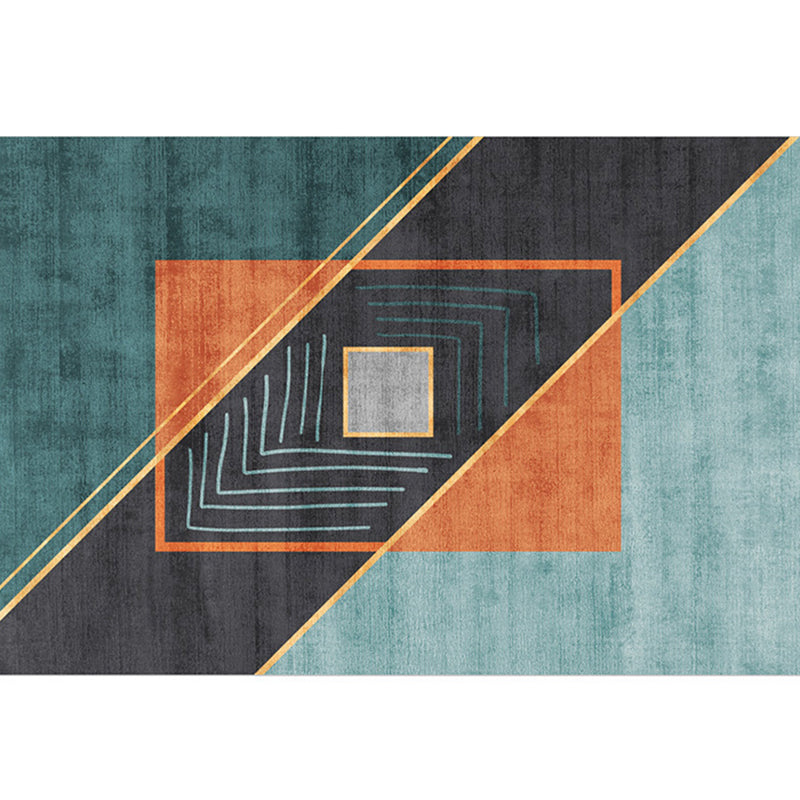 Moderne woonkamer tapijt abstract printgebied tapijten polyester tapijt met niet-slipachter