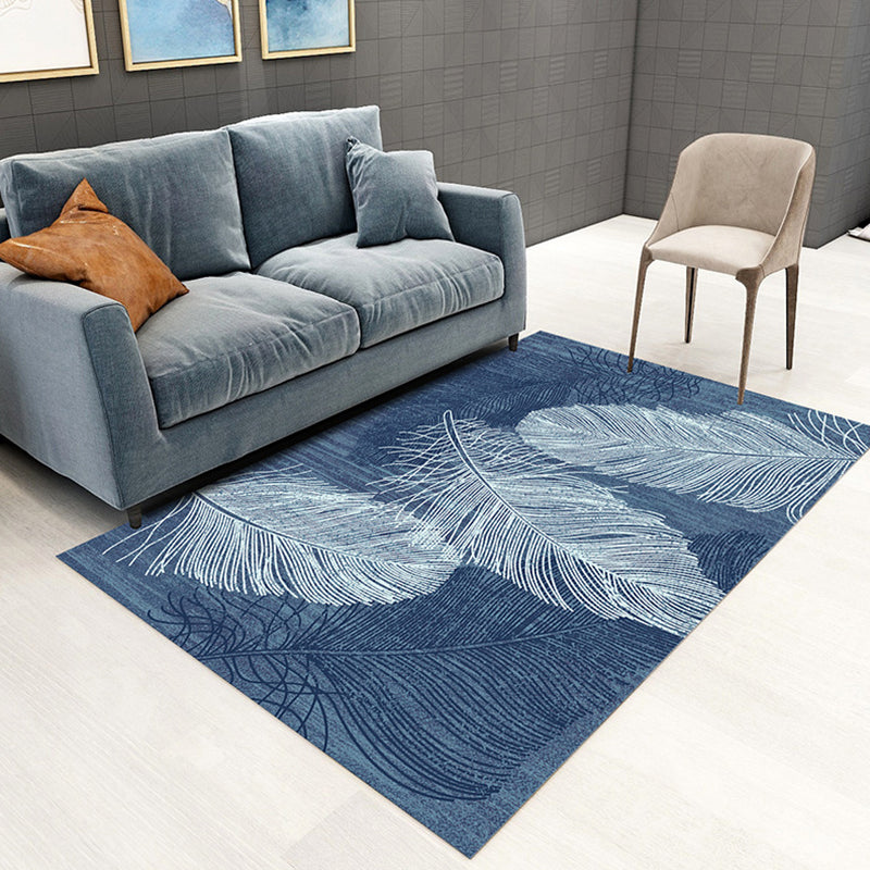 Contemporary Marble Surface Indoor Carpet Polyester Rug Pet Friendly Area Rug for Home Decoration