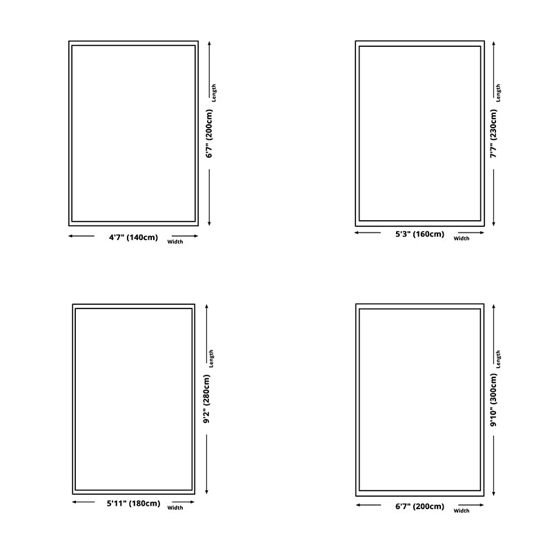 Contemporary Indoor Rug Simple Abstract Pattern Polyester Stain Resistant Area Rug for Living Room