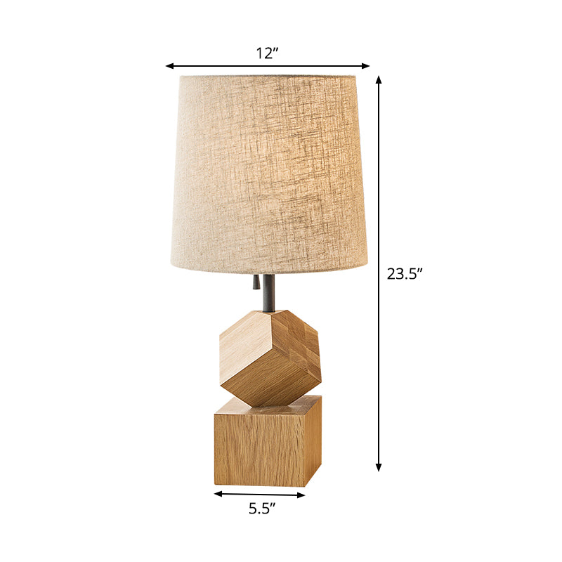 1 tête de canon taste Light modernisme tissu lampe de lecture en lin pour le salon