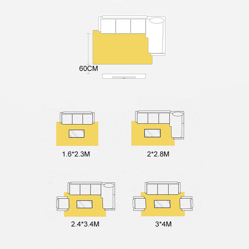 Blue Modern Rug Abstract Print Polyester Area Rug Stain Resistant Area Carpet for Home Decor