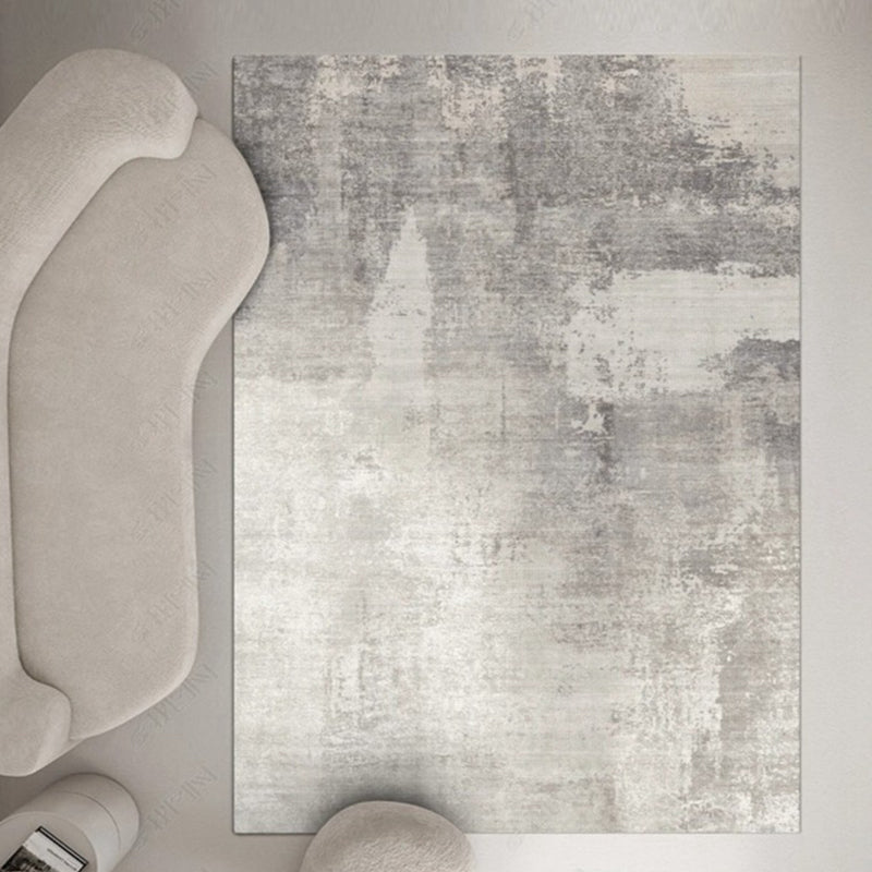 Stijlvol grijs gebied Tapijt Modern Abstract Patroon Gebied Tapijt niet-slip achterste tapijt voor salon