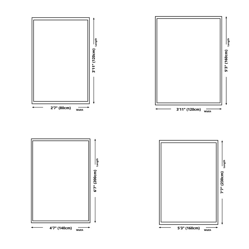 Modern Abstract Patroon Tapijt Polyester Gebied Rug Stain Resistent gebied Rug voor woonkamer