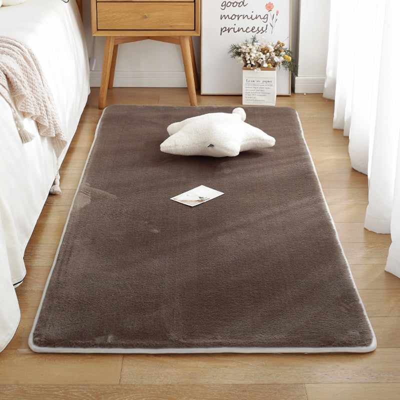 Tappeto giallo tappeto in poliestere solido tappeto tappeto anti-slip easy care tappeto per camera da letto