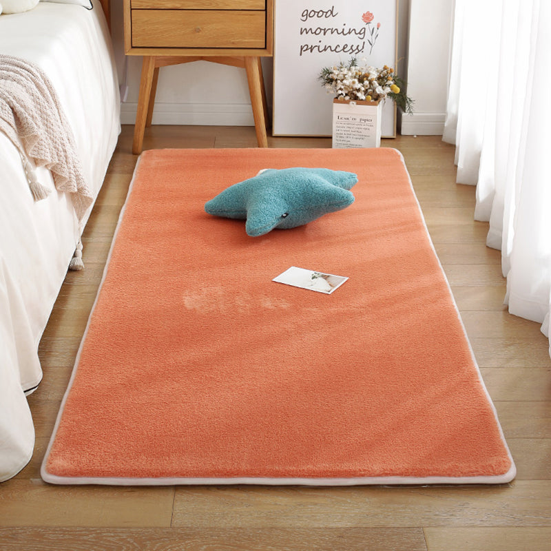 Tappeto giallo tappeto in poliestere solido tappeto tappeto anti-slip easy care tappeto per camera da letto