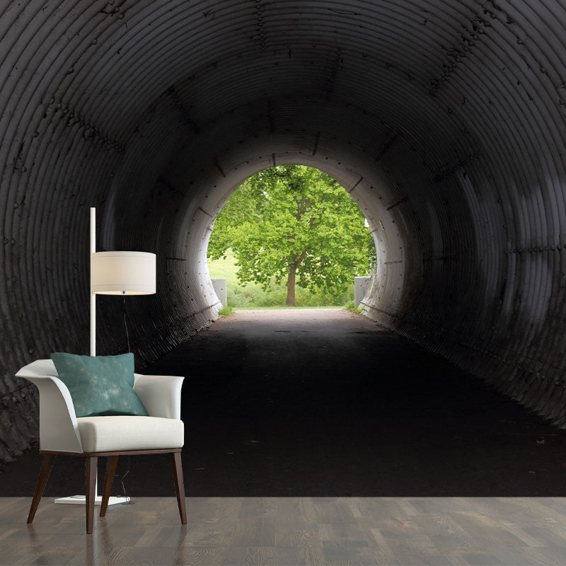 Space Extension Customized Mural Wallpaper Mildew Resistant Wall Covering