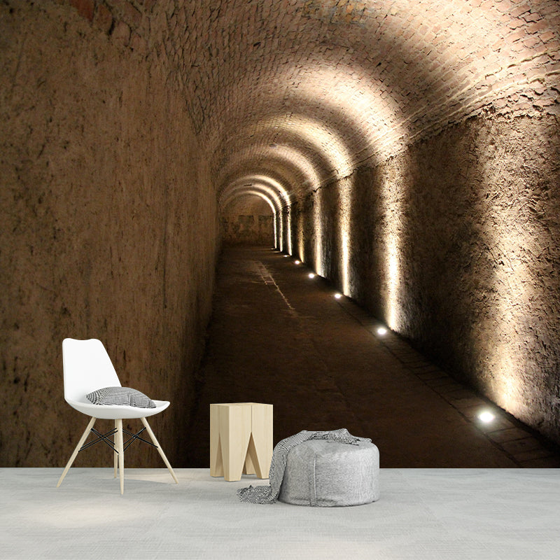 Space Extension Mural Wallpaper Mildew Resistant Wall Covering for Bedroom