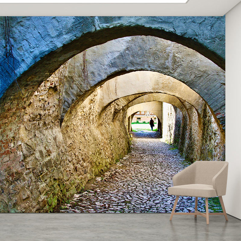 Space Extension Wall Mural Wallpaper Mildew Resistant Wall Covering for Bedroom