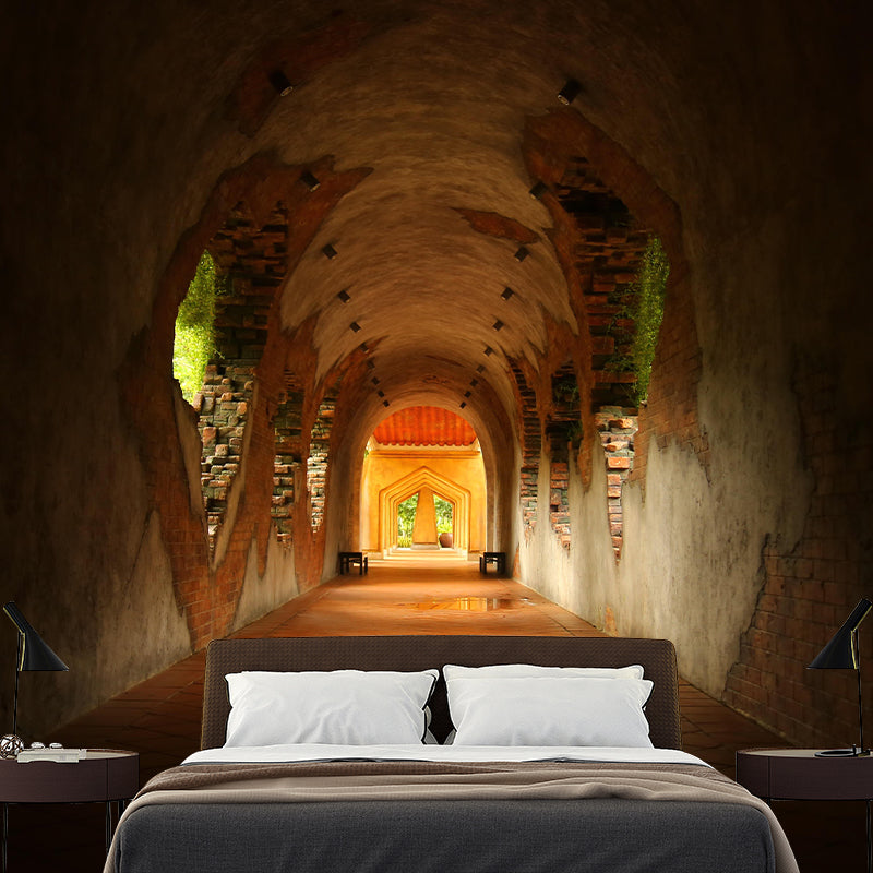 Space Extension Wall Mural Wallpaper Mildew Resistant Wall Covering for Room