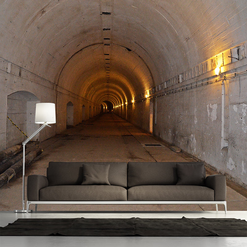 Space Extension Wall Mural Wallpaper Mildew Resistant Wall Covering for Room