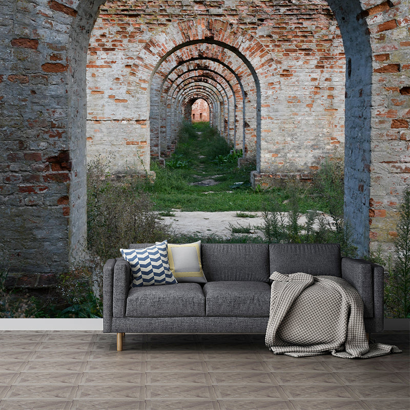 Space Extension Mural Wallpaper Mildew Resistant Wall Covering for Decoration