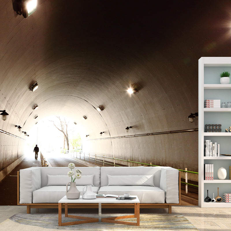 Space Extension Mural Wallpaper Mildew Resistant Wall Covering for Decoration