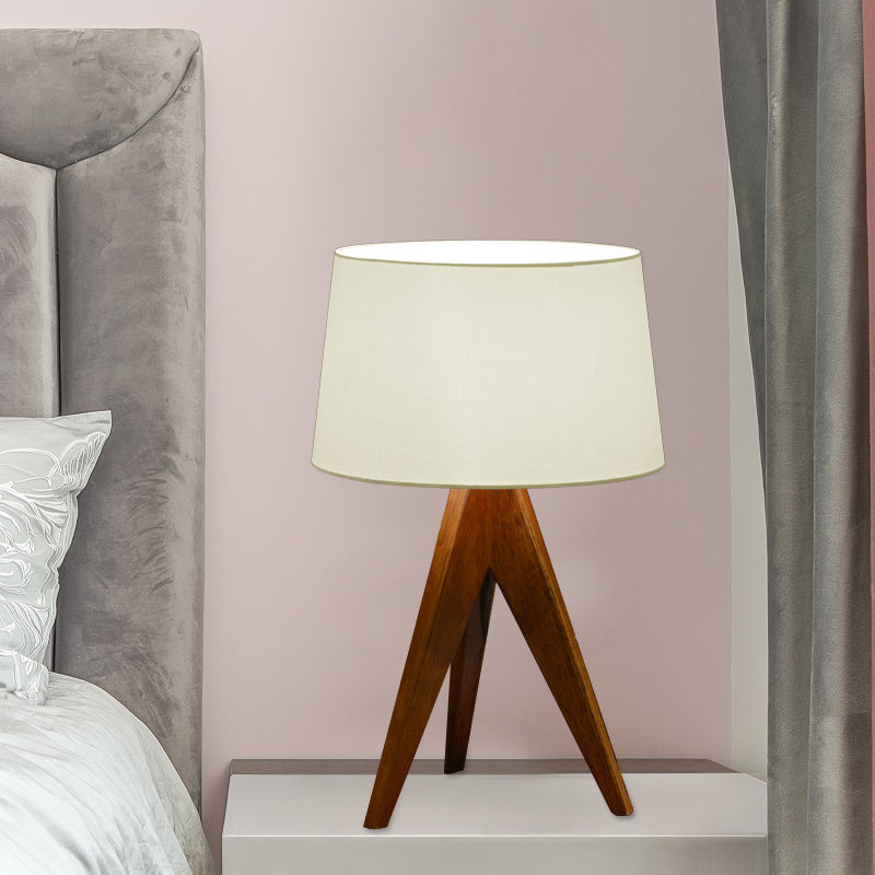 Lámpara de luz de lectura de bengala modernista 1 lámpara de mesita de noche de bombilla en blanco/rojo/azul para sala de estar