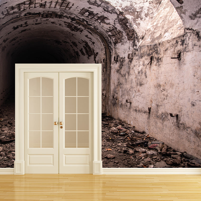 Space Extension Mural Wallpaper Mildew Resistant Wall Covering for Decoration