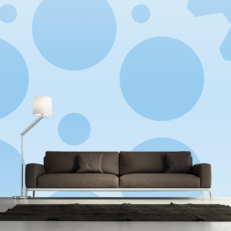 Industrial Gear Mural Wallpaper Mildew Resistant Wall Covering for Repair Shop