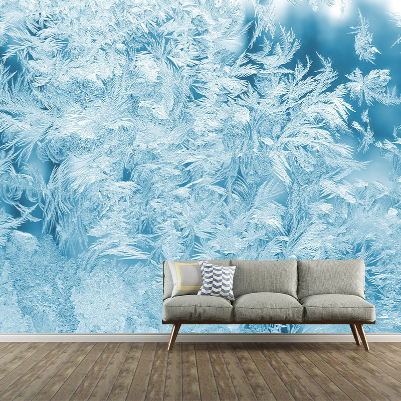 Soft Bird Feather Mural Wallpaper Mildew Resistant Wall Covering for Decoration